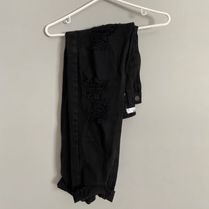 Black mom jeans from Garage